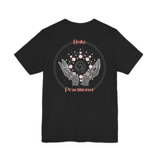 Reiki Practitioner - Lightweight T-Shirt with Pink Text - Image 12