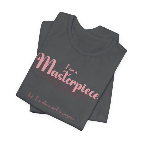 I am a Masterpiece Lightweight T-Shirt, Text Only - Image 12