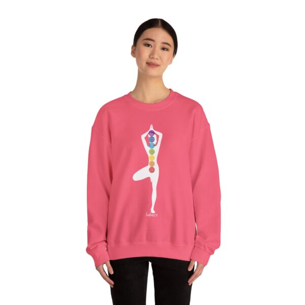 Balance - Chakra Crewneck Sweatshirt with Female Silhouette - Image 6