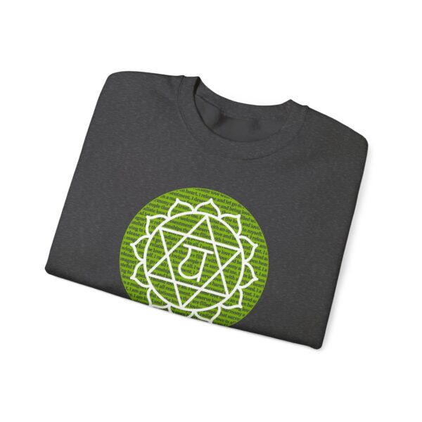 Heart Chakra Affirmations Crewneck Sweatshirt - Image 12