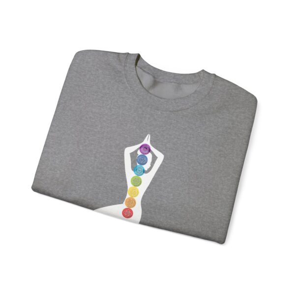 Balance - Chakra Crewneck Sweatshirt with Female Silhouette - Image 8