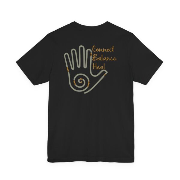 Connect, Balance, Heal - Reiki Hand Lightweight T-Shirt - Image 20
