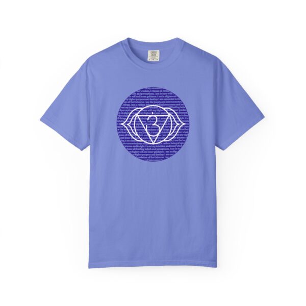Third Eye Chakra Affirmations Heavyweight T-Shirt - Image 7