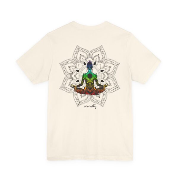 Serenity - Chakra Mandala Lightweight Tee with Female Silhouette - Image 7