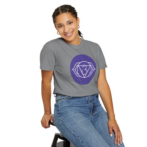 Third Eye Chakra Affirmations Heavyweight T-Shirt - Image 15