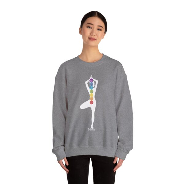 Balance - Chakra Crewneck Sweatshirt with Female Silhouette - Image 10
