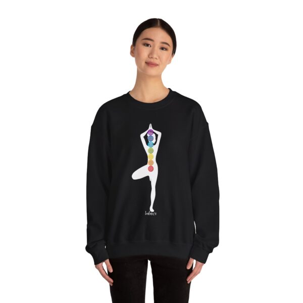 Balance - Chakra Crewneck Sweatshirt with Female Silhouette - Image 19
