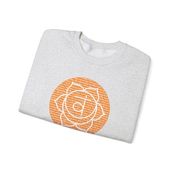 Sacral Chakra Affirmations Crewneck Sweatshirt - Image 8