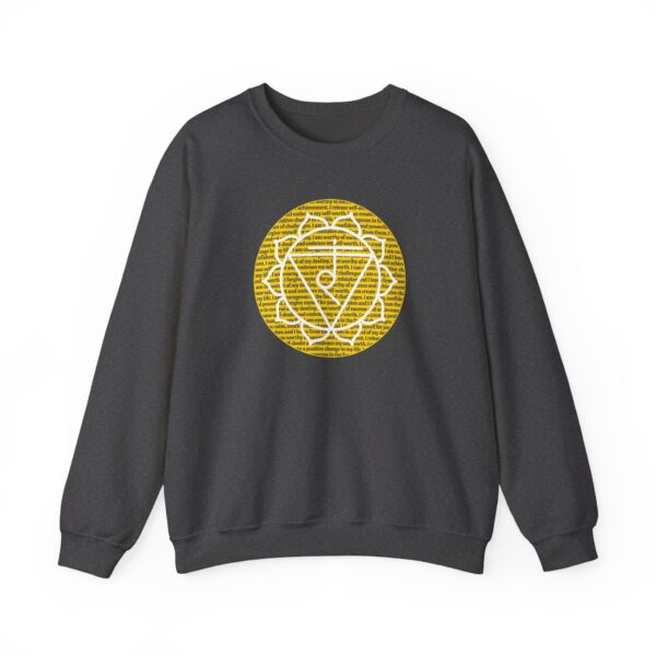 Solar Plexus Chakra Affirmations Crewneck Sweatshirt - Image 16