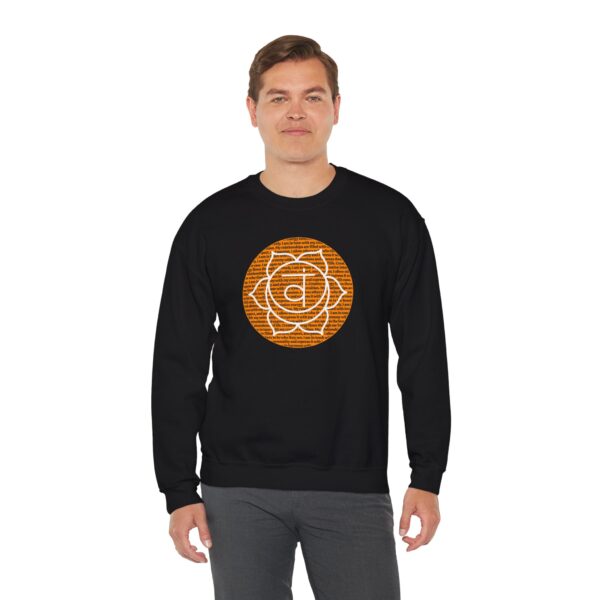 Sacral Chakra Affirmations Crewneck Sweatshirt - Image 23