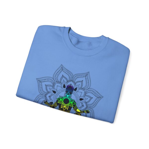 Serenity - Chakra Mandala Crewneck Sweatshirt, Male Silhouette - Image 17