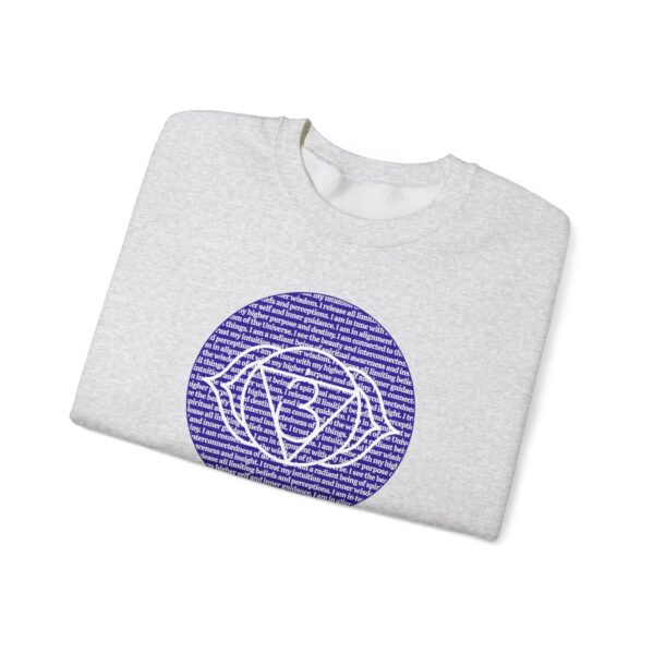 Third Eye Chakra Affirmations Crewneck Sweatshirt - Image 13