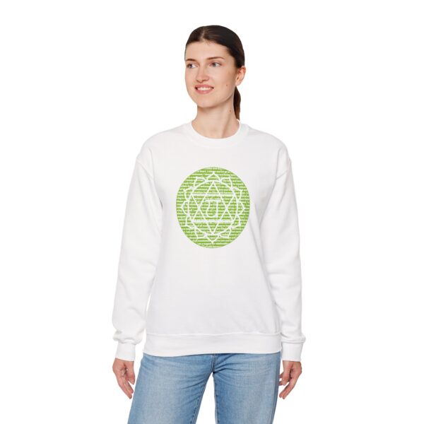 Heart Chakra Affirmations Crewneck Sweatshirt - Image 6