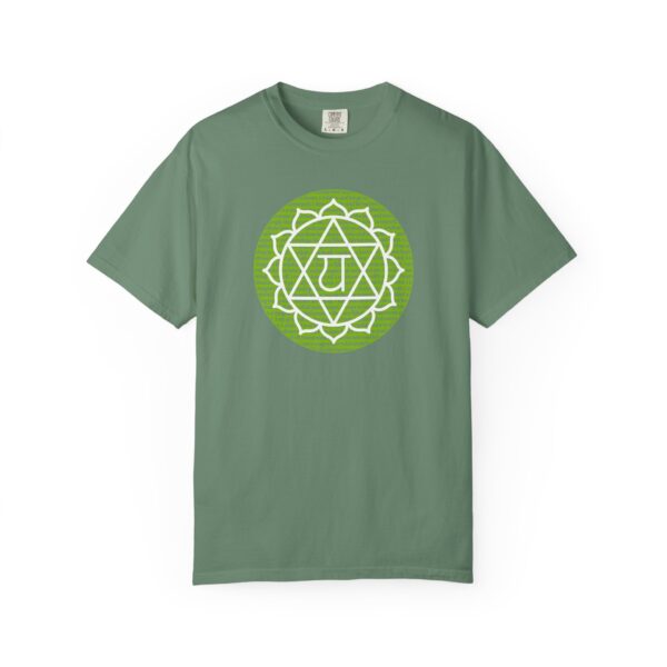 Heart Chakra Affirmations Heavyweight T-Shirt - Image 7