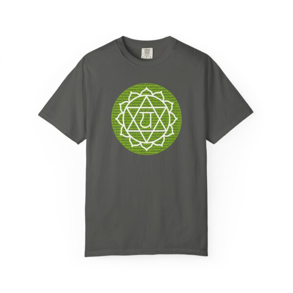 Heart Chakra Affirmations Heavyweight T-Shirt - Image 15