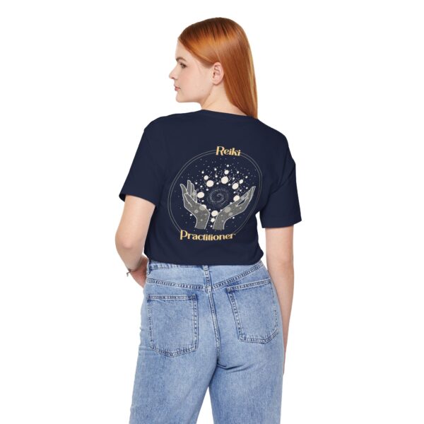 Reiki Practitioner - Lightweight T-Shirt with Yellow Text - Image 10
