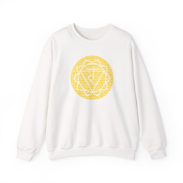 Solar Plexus Chakra Affirmations Crewneck Sweatshirt - Image 3