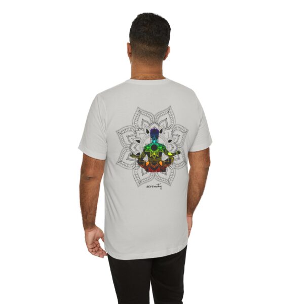 Serenity - Chakra Mandala Lightweight Shirt with Male Silhouette - Image 10