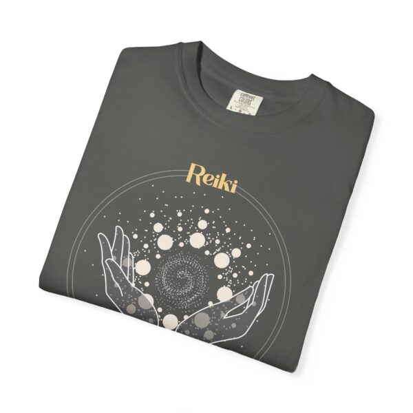Reiki Practitioner - Heavyweight T-Shirt with Yellow Text - Image 9