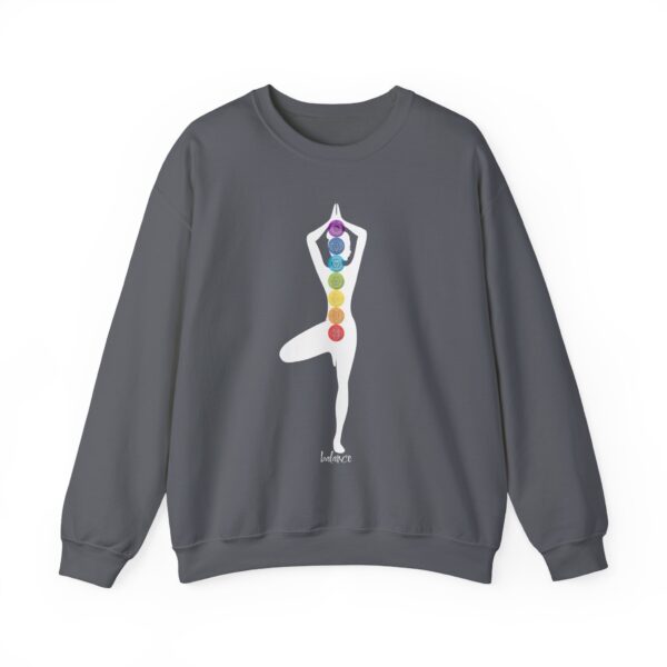 Balance - Chakra Crewneck Sweatshirt with Female Silhouette - Image 11