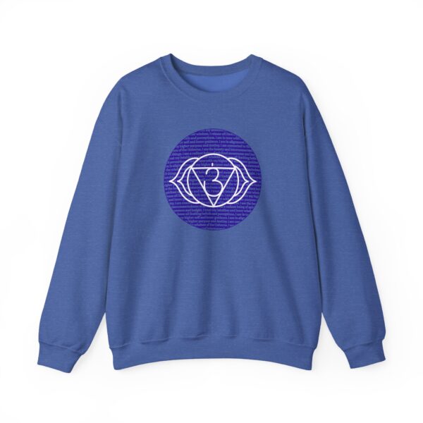 Third Eye Chakra Affirmations Crewneck Sweatshirt - Image 3