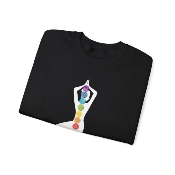 Balance - Chakra Crewneck Sweatshirt with Female Silhouette - Image 16