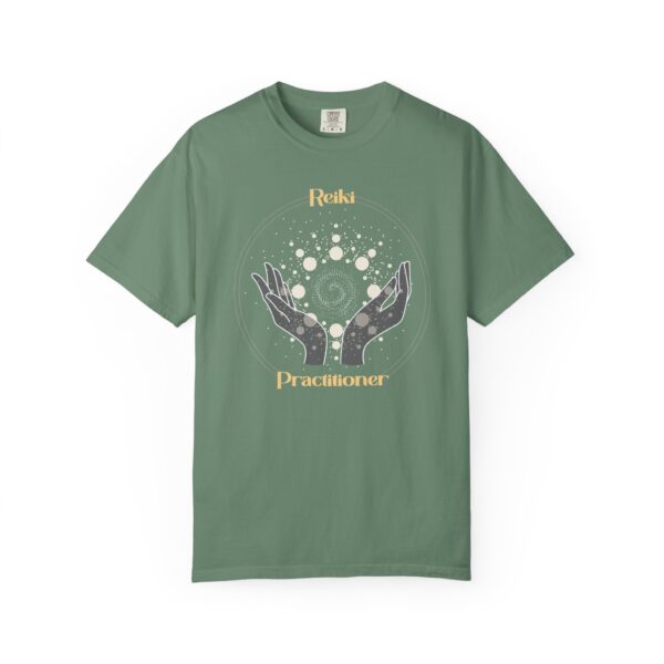 Reiki Practitioner - Heavyweight T-Shirt with Yellow Text - Image 20