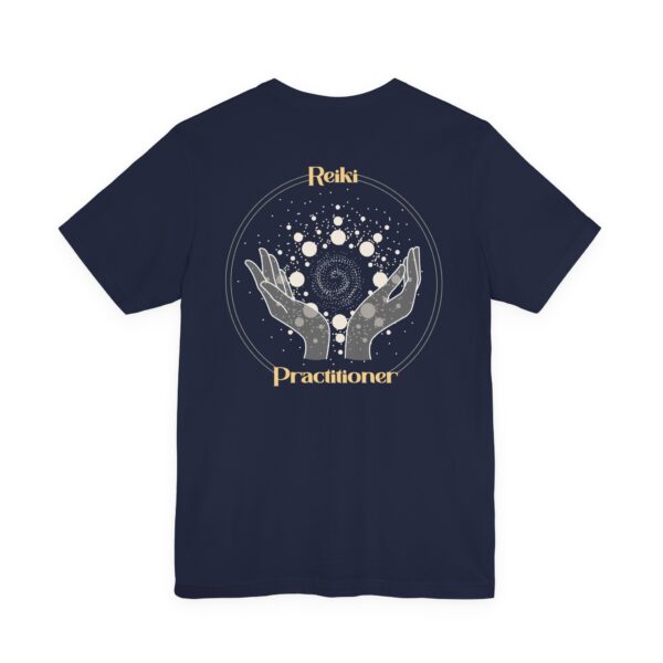 Reiki Practitioner - Lightweight T-Shirt with Yellow Text - Image 7