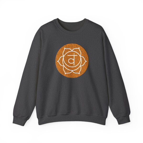 Sacral Chakra Affirmations Crewneck Sweatshirt - Image 16
