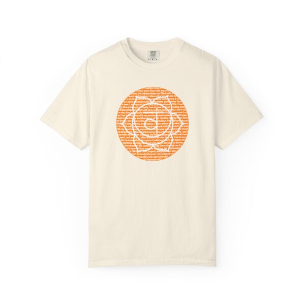 Sacral Chakra Affirmations Heavyweight T-Shirt - Image 7