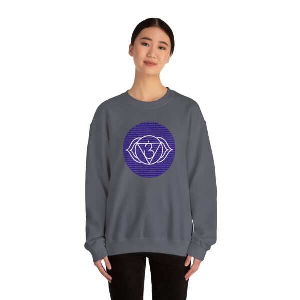 Third Eye Chakra Affirmations Crewneck Sweatshirt - Image 19