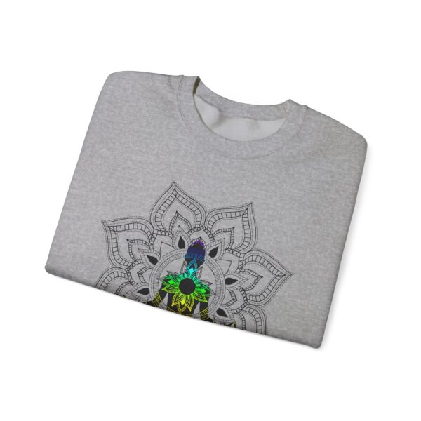 Serenity - Chakra Mandala Crewneck Sweatshirt, Female Silhouette - Image 9