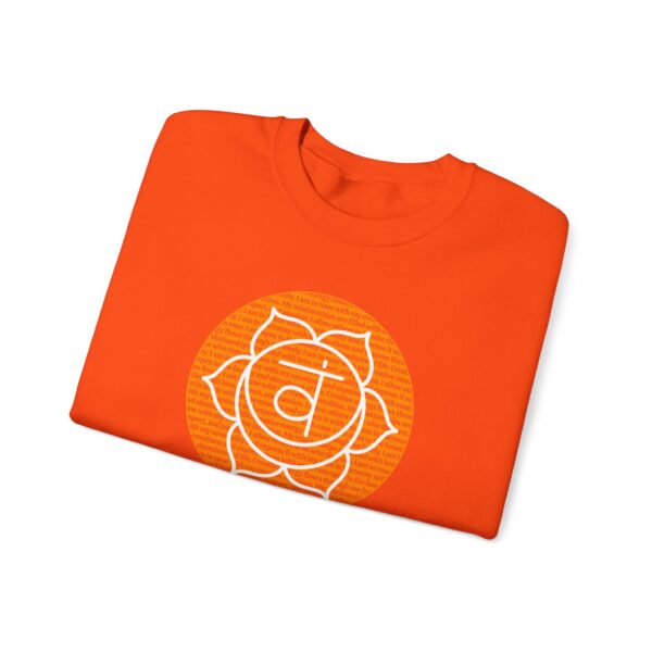 Sacral Chakra Affirmations Crewneck Sweatshirt - Image 12