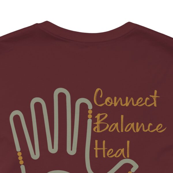 Connect, Balance, Heal - Reiki Hand Lightweight T-Shirt - Image 12