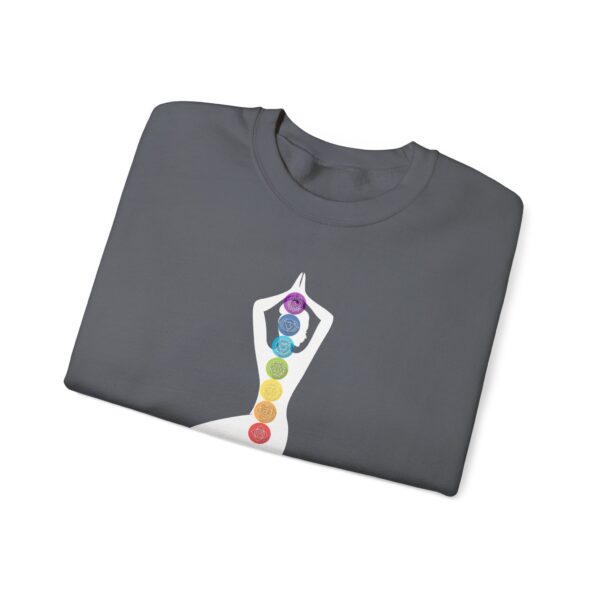 Balance - Chakra Crewneck Sweatshirt with Female Silhouette - Image 12