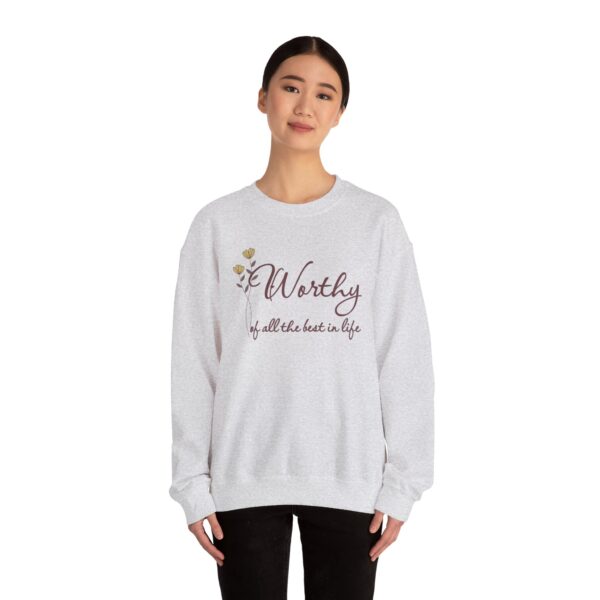 Worthy of All The Best in Life Crewneck Sweatshirt - Image 15