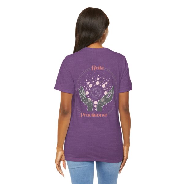 Reiki Practitioner - Lightweight T-Shirt with Pink Text - Image 11