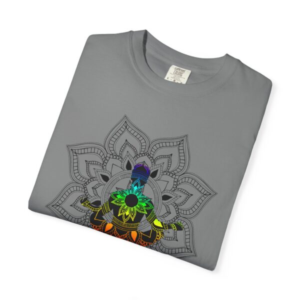 Serenity - Chakra Mandala Heavyweight Shirt with Male Silhouette - Image 21