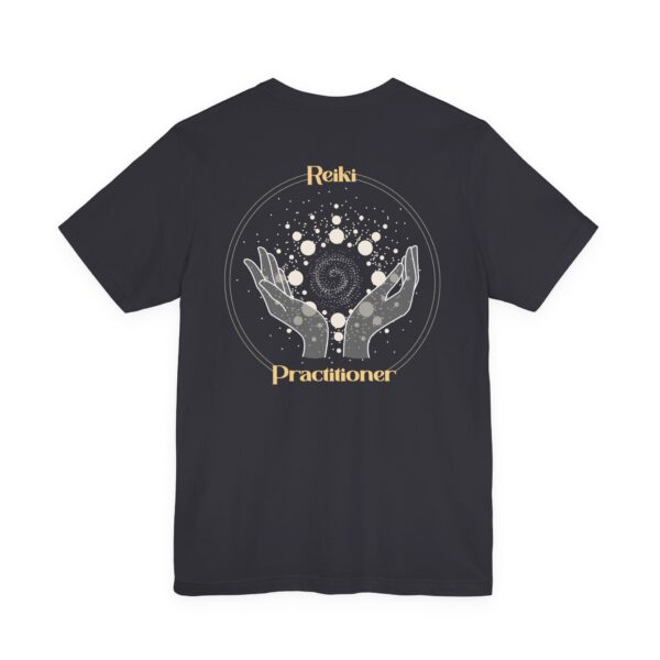 Reiki Practitioner - Lightweight T-Shirt with Yellow Text - Image 15