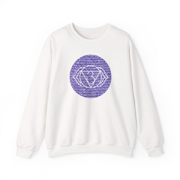Third Eye Chakra Affirmations Crewneck Sweatshirt - Image 7