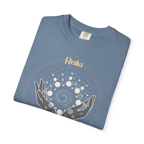 Reiki Practitioner - Heavyweight T-Shirt with Yellow Text - Image 17