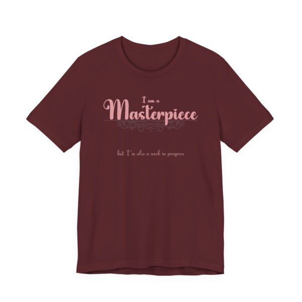 I am a Masterpiece Lightweight T-Shirt, Text Only - Image 3