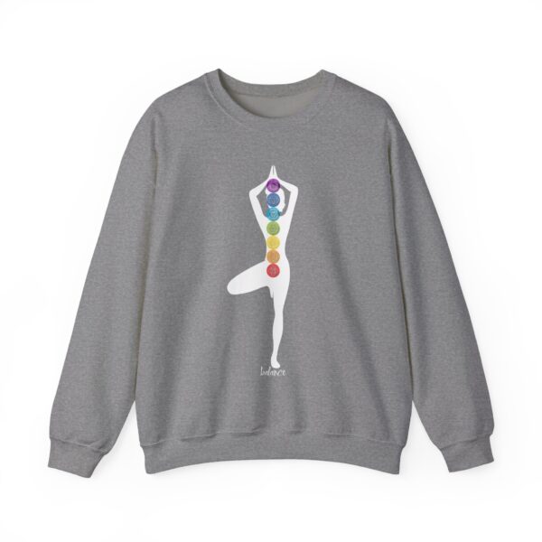 Balance - Chakra Crewneck Sweatshirt with Female Silhouette - Image 7