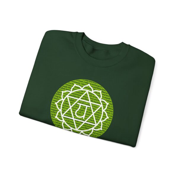Heart Chakra Affirmations Crewneck Sweatshirt - Image 20