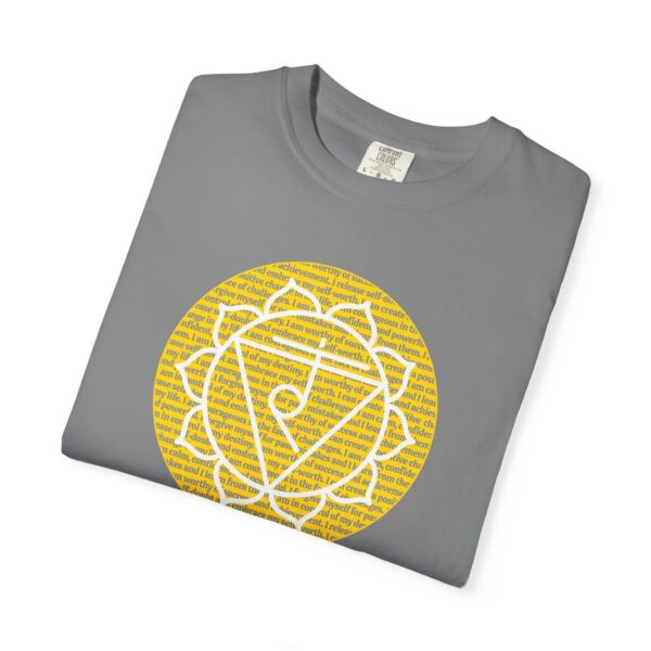 Solar Plexus Chakra Affirmations Heavyweight T-Shirt - Image 13