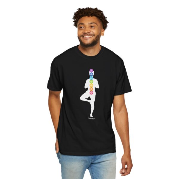 Balance - Chakra Heavyweight T-Shirt with Male Silhouette - Image 6