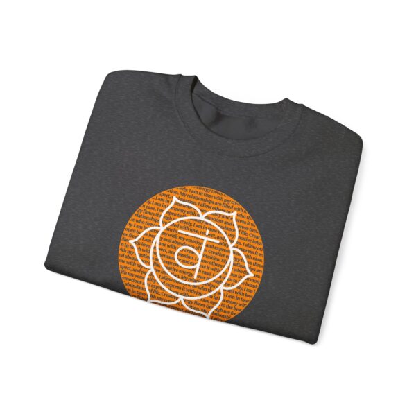 Sacral Chakra Affirmations Crewneck Sweatshirt - Image 17
