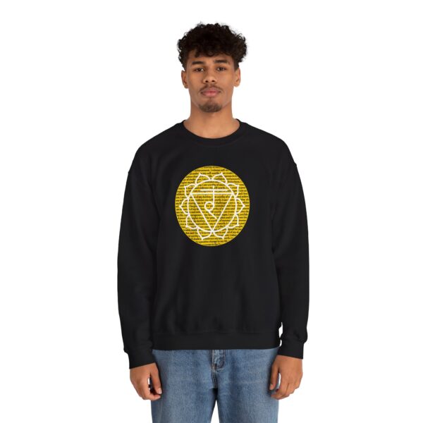 Solar Plexus Chakra Affirmations Crewneck Sweatshirt - Image 23