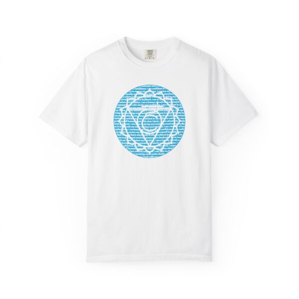 Throat Chakra Affirmations Heavyweight T-Shirt - Image 7