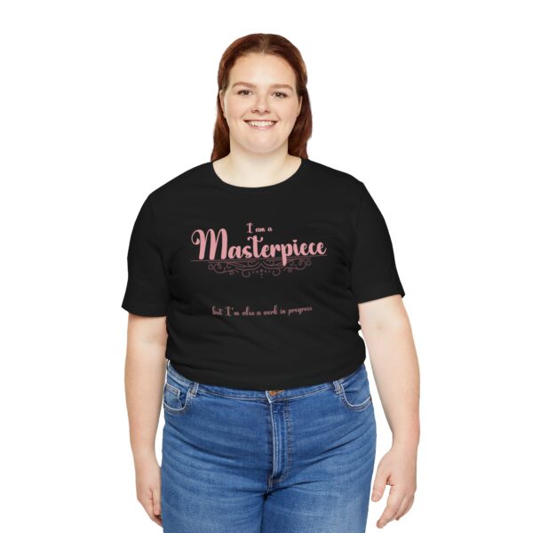 I am a Masterpiece Lightweight T-Shirt, Text Only - Image 23